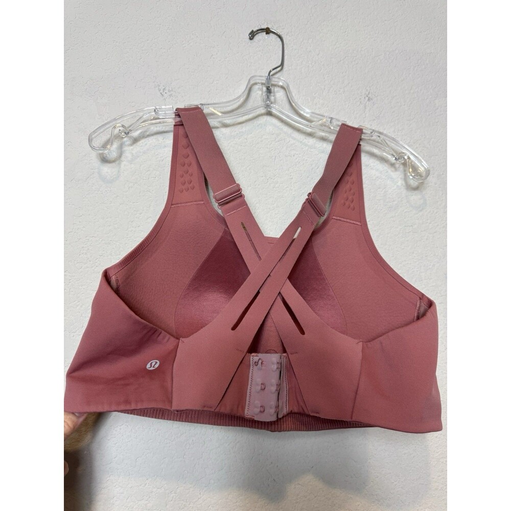 Lululemon AirSupport Bra Brier Rose Pink Puff High Support Molded Cups Size XL - Picture 9 of 9